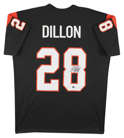Corey Dillon Authentic Signed Black Pro Style Jersey Autographed BAS Witnessed