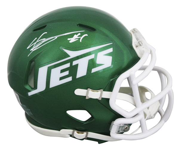Jets Ahmad "Sauce" Gardner Authentic Signed Speed Mini Helmet BAS Wit #1W532604