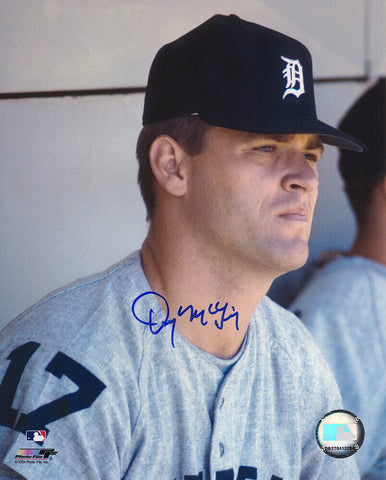 Denny McLain Signed Detroit Tigers Head Shot 8x10 Photo - (SCHWARTZ COA)