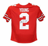 Chase Young Autographed/Signed Ohio State Buckeyes Nike L Jersey FAN 40318