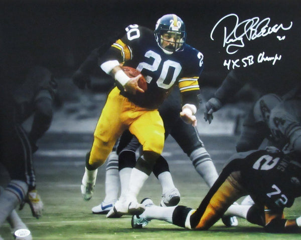 Rocky Bleier Autographed/Inscribed 16x20 Photo Pittsburgh Steelers JSA
