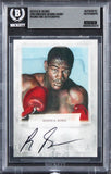 Riddick Bowe Signed 2010 Ringside Boxing #ARB1 Card Auto Grade 10! BAS Slabbed