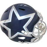 Deion Sanders Autographed Dallas Cowboys F/S AMP Helmet Beckett Witness 51746