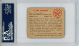 Clyde Bulldog Turner Signed 1950 Bowman #28 Gum Trading Card PSA Slab 42638