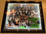 John Elway Terrell Davis Von Miller Signed Broncos 8x10 Photos Rings Framed COAs