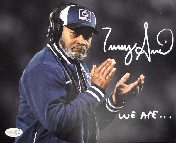 Terry Smith Penn State Coach Autographed/Inscribed 8x10 Photo Witness JSA 205819