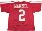 TEXAS A&M AGGIES JOHNNY MANZIEL AUTOGRAPHED MAROON JERSEY JSA STOCK #237094