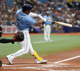 Wander Franco Signed Louisville Slugger Baseball Bat /Franco Holo Tampa Bay Rays