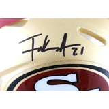Frank Gore Autographed San Francisco 49ers Mini Helmet Beckett Witness 51642