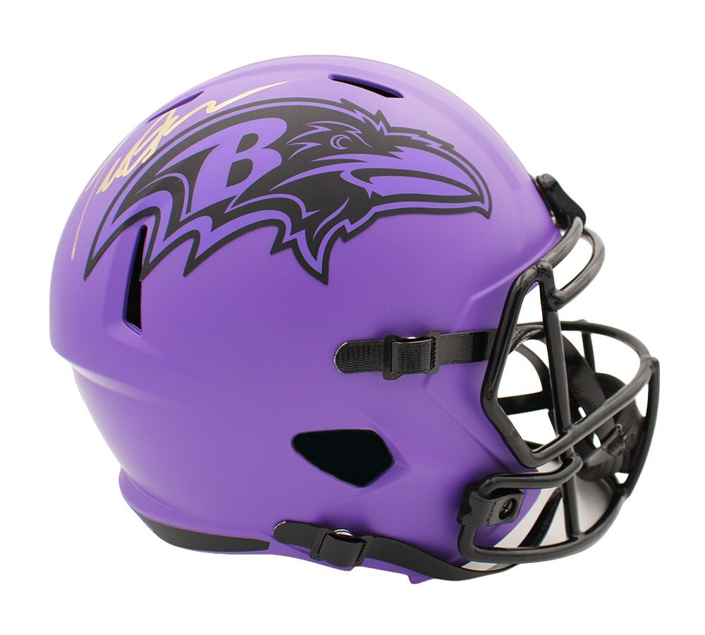 Terrell Suggs Signed Baltimore Ravens Speed Full Size Rave NFL Helmet ...