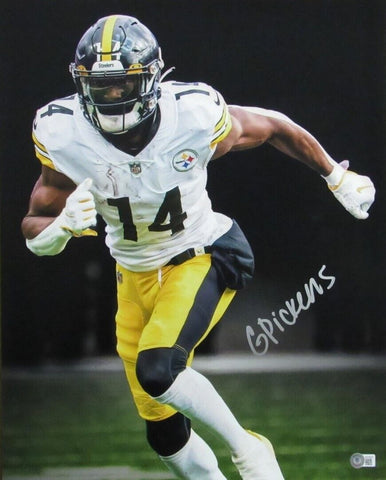 George Pickens Autographed 16x20 Photo Pittsburgh Steelers Beckett