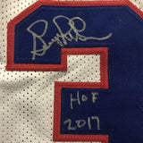 Signed GEORGE MCGINNIS HOF 17 Philadelphia White Jersey JSA COA Auto