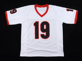 Adam Anderson Signed Georgia Bulldogs Jersey (Radtke) Univ GA Linebacker 2018-21