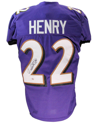 Derrick Henry Signed/Autographed Baltimore Ravens Jersey PSA/DNA 200740