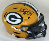 Packers Safety XAVIER McKINNEY Signed Riddell MIDI Speed Helmet AUTO - JSA