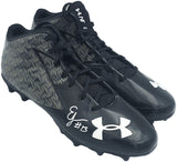 ERNEST JONES IV AUTOGRAPHED PAIR OF UNDER ARMOUR CLEATS SEAHAWKS MCS HOLO