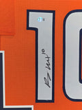 FRAMED DENVER BRONCOS BO NIX AUTOGRAPHED SIGNED JERSEY BECKETT HOLOGRAM
