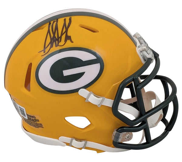 Packers Sterling Sharpe Authentic Signed Speed Mini Helmet BAS Witnessed