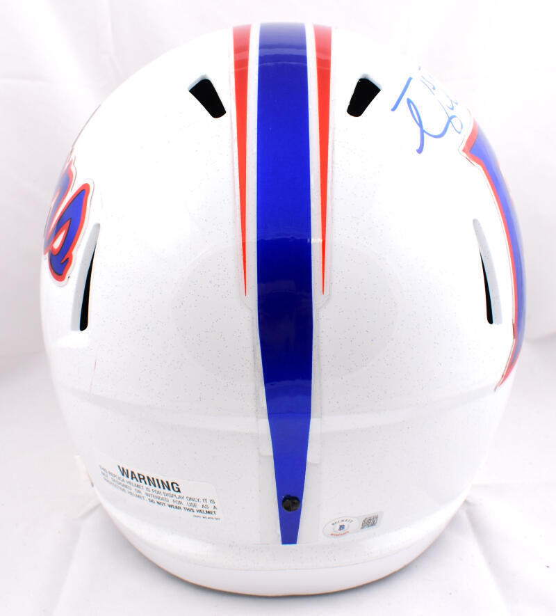 Tim Tebow Autographed Florida Gators F/S White Alt Speed Helmet - Beck ...