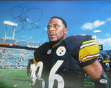 Jerome Bettis HOF Signed/Auto 11x14 Photo Pittsburgh Steelers PSA/DNA 203393