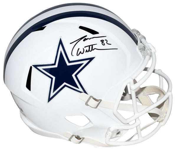 JASON WITTEN SIGNED DALLAS COWBOYS WHITE FULL SIZE SPEED HELMET BECKETT