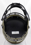 Brian Dawkins Signed Eagles F/S Salute to Service Speed Helmet-Beckett W Holo