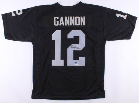 Rich Gannon Signed Oakland Raiders Black Jersey (JSA COA & PIA Hologram) Q.B.