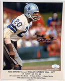 Mel Renfro Autographed 8x10 Photograph (JSA COA)