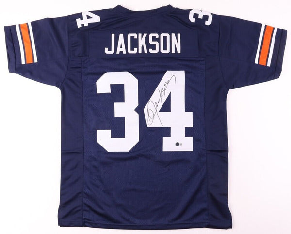 Bo Jackson Signed Auburn Tigers Jersey (Beckett) #1 Overall Pick 1986 NFL Draft