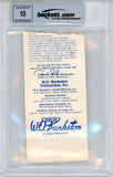 Tony Dorsett Autographed 8/29/1981 Ticket Stub vs Oilers Beckett Slab 39215