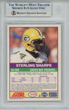 Sterling Sharpe Autographed 1989 Score Supplemental 333S Card Slab Beckett 53895