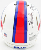 KELLY THOMAS REED AUTOGRAPHED BILLS GREATS FULL SIZE AUTH HELMET BECKETT 236170