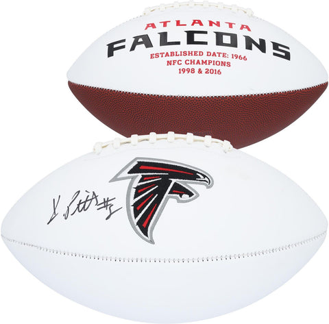 Kyle Pitts Atlanta Falcons Autographed White Panel Football