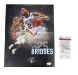 Mikal Bridges Villanova Wildcats Autographed/Signed 11x14 Photo JSA 135969