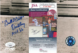Bill Dudley HOF Washington Redskins Signed/Inscribed 8x10 Photo JSA 164666