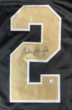 Aaron Brooks Signed New Orleans Saints Jersey (S.I. Hologram) Ex-Virginia Cav QB