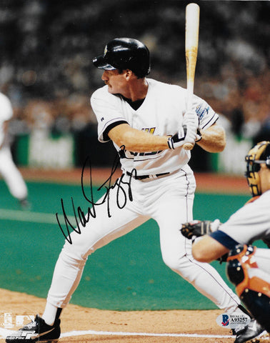 Wade Boggs Autographed Tampa Devil Rays 8x10 Photo Beckett Authenticated