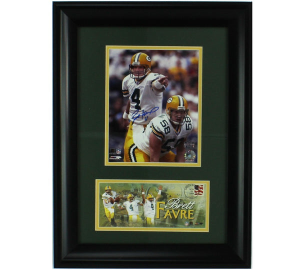 Brett Favre Signed Green Bay Packers Framed 8x10 NFL Photo