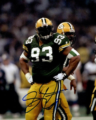 Packers Super Bowl XXXI Champ GILBERT BROWN Signed 8x10 Photo #3 AUTO