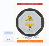 Mike Schmidt Signed 1990 Mike Schmidt Night Original Phillies Program (PSA COA)