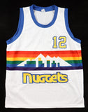 Lafayette "Fat" Lever Signed Denver Nuggets White Jersey (JSA COA) 2xAll Star