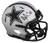 Cowboys Dak Prescott Authentic Signed Rave Speed Mini Helmet BAS Witnessed