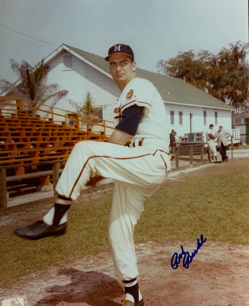 1957 Milw. Braves Wolrd Seris Champion BOB BUHL (d) Signed 8x10 AUTO Photo #1