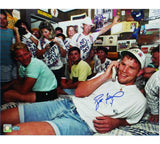 Brett Favre Signed Green Bay Packers Unframed 16x20 NFL Draft Day Call Photo