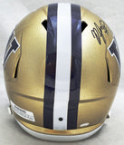 DILLON JOHNSON AUTOGRAPHED WASHINGTON GOLD FULL SIZE HELMET MCS HOLO 222072