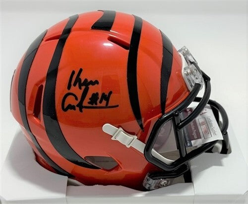 Bengals great KEN ANDERSON Signed Riddell Speed Mini Helmet - JSA