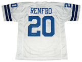 MEL RENFRO AUTOGRAPHED SIGNED DALLAS COWBOYS #20 WHITE JERSEY TRISTAR W/ HOF 96