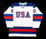 1980 Team USA Miracle on Ice Jersey Signed by 3 Members of the Team (JSA COA)