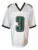 Nolan Smith Philadelphia Signed White Football Jersey JSA