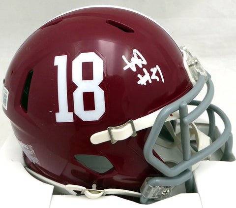 Will Anderson Autographed Alabama Mini Helmet (Smudge) Beckett QR #WU70086